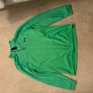 Neon Green Under Armor Pull Over